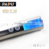 Stainless Battery Variable Voltage eGo-VV Battery with Digital Display Screen E Cigarette eGo V V2
