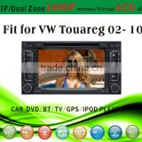 dvd car fit for VW Tourag 2002 - 2010 with radio bluetooth gps tv pip dual zone
