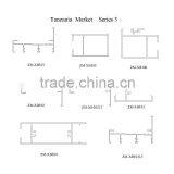 Tanzania market aluminum extrusion profile