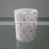3AAA Batteries White Special Crystal Led Flameless Wax Decorative Candle thumbnail-1