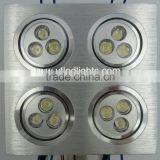 Led Ceiling Light 4x3x1w Square Shape Led Recessed Ceiling Light 12w Led 4pcs Power Driver 85-265v High Quality 3 Years Warranty