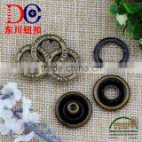 Big Size Custom Logo Engraved Metal Ring Prong Snap Button for Jeans thumbnail-4