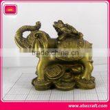 3D Miniature Metal Sculptures/Ivory Elephant Figurine