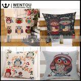 Wentou Vintage PP Cotton Filled Soft Embroidery Owl Pillow thumbnail-4