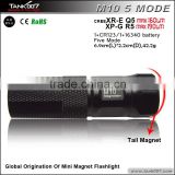 Five Modes CREE Q5 LED Magnetic Torch Light M10-5