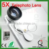 factory drop shipping wholesale for iphone 5 camera lens 5X telephoto camera lens