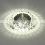 Modern Ceiling Light Round Crystal Shade Downlight Pressed Led Lamps MR16 GU10 GU5.3 thumbnail-1