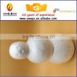 Wholesale Price White Foam Craft Snowman for Christmas Ornament and Diy for Kids thumbnail-2