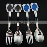 Cartoon Stainless Steel Cutlery Set With Unique Box thumbnail-1