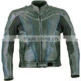 DL-1211 Leather Motorbike Racing Jacket