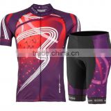 Summer new men's and women's short sleeve quick-drying cycling jerseys mesh cycling shorts anti-uv elastic cycling suits