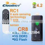 2015 Newest CR8 Mini PC RK3066 WithA9 1.6 GHZ Dual Core RRR3 1GB RAM 8GB Android 4.4 OS