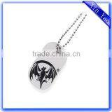 Promotional Aluminum Custom Enamel Silver Metal Dog Tag for Sale