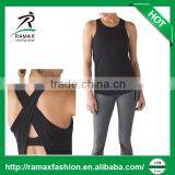 Ramax Custom Women Curved Hem Yoga Gym Tank Tops For Open Back Dress thumbnail-3