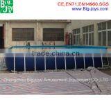 Cheap Price Above Ground Swimming Pool,rectangular Metal Frame Pool thumbnail-2