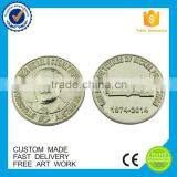 Novelty Gold and Silver Enamel Coin thumbnail-1