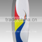 color wave design fiberglass Mini-Mal surfboard
