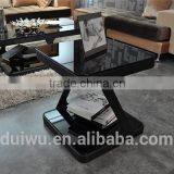 Latest Design Stainless Steel Black Mirror Table