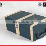 High Quality Top Sale Black Printing travel leather jewelry box