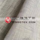 polyester wide width slub voile linen look curtain fabric