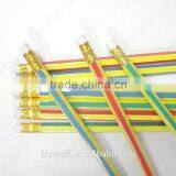 7 Inch hb Pencil Set With Eraser and Colorful on Pencil Barrel thumbnail-5