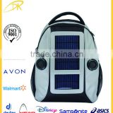 Waterproof Solar Backpack with Speakers, Solar Charger Backpack for Hiking