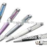 2014 New Product Wholesale Price Crystal Pen Usb With 4GB