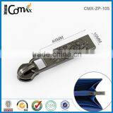 Shiny Gunmetal Custom Metal Zipper Pull for Purse thumbnail-1
