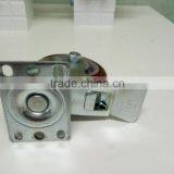 JY-503|5 Inch Industrial Caster|Medium Duty PU Rubber Caster Wheel With Brake|PU Rubber Caster Wheel thumbnail-2