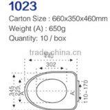 Cheapest Thin White Soft Closing Resuable Toilet Seat thumbnail-2