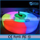 Nightclub/bar/wedding/party Rgb Led Bar Chair,salon Led Curved Chair