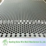Round hole perforated stainless steel metal sheet
