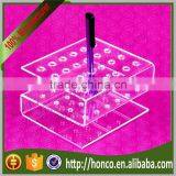 24 Bins Acrylic Eyebrow Pencil Display Pen Holder Rack,Clear Colur thumbnail-1