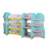 Children's Toy Storage Shelf Kids Plastic Bookcase Cute Book Storage thumbnail-4