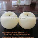 Round Ball Shaped Flamleless Candles Yellower Flicking Wax Candle thumbnail-5