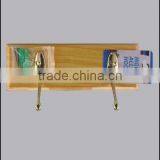 Wood Board W/2 Metal Hook thumbnail-1