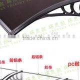 YP60200 23.6X78in Clear Polycarbonate(plastic Bracket Awning) NEW DIY Door Canopies For Front Door Patio Rain Cover thumbnail-3