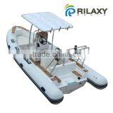 RILAXY 5.8m Rigid Hull Inflatable Boat With Outboard Motor for Sale thumbnail-6