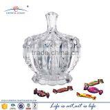Crystal Glass Empty Decorate Chocolate Box for Wedding Invitation thumbnail-1