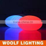 Fantastic Plastic Case RGB 16 Colors LED Oval Lamp