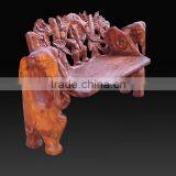 Southeast Asia Style Wood Carved Sofa Chair, Exquisite Handcarving Living Elephant Leisure Chair (BF01-X1174) thumbnail-4