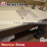Newstar White Quartz Bathroom Vanity Tops thumbnail-1
