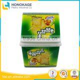 Transparent Plastic Food Container Cookie Box, Clear Cookie Box Packaging Plastic Lock Box thumbnail-1