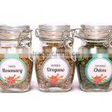 Hot-sell Clear Glass Jar With Metal Clip thumbnail-4
