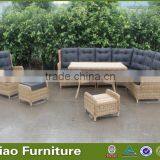 Latest Design Rattan l Shaped Sofa Outdoor Furniture Sofa Set thumbnail-2