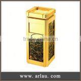 Arlau Laser Cutting Trash Can,Oval Trash Bin,Sanitary Pad Disposal Bin thumbnail-1