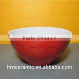 Fun White Modern Ceramic Glazed Bowl / Decorative Bowl thumbnail-2