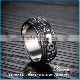 High Polished Men Jewellery Figure Rings 316l Surgical Stainless Steel Men Ring thumbnail-4
