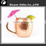 High Quality Manufacturer Hammered 100% Pure Copper Mug thumbnail-3