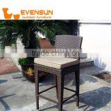 Evensun Rattan High Back Rattan Bar Stools Cheap Rattan Bar Stools thumbnail-3